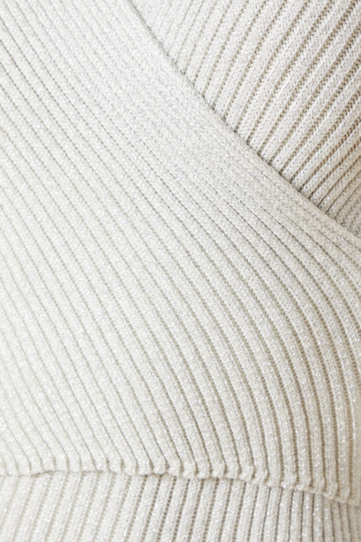 Dorothy Perkins Petite Wrap Detail Midi Dress Grey Marl image 5