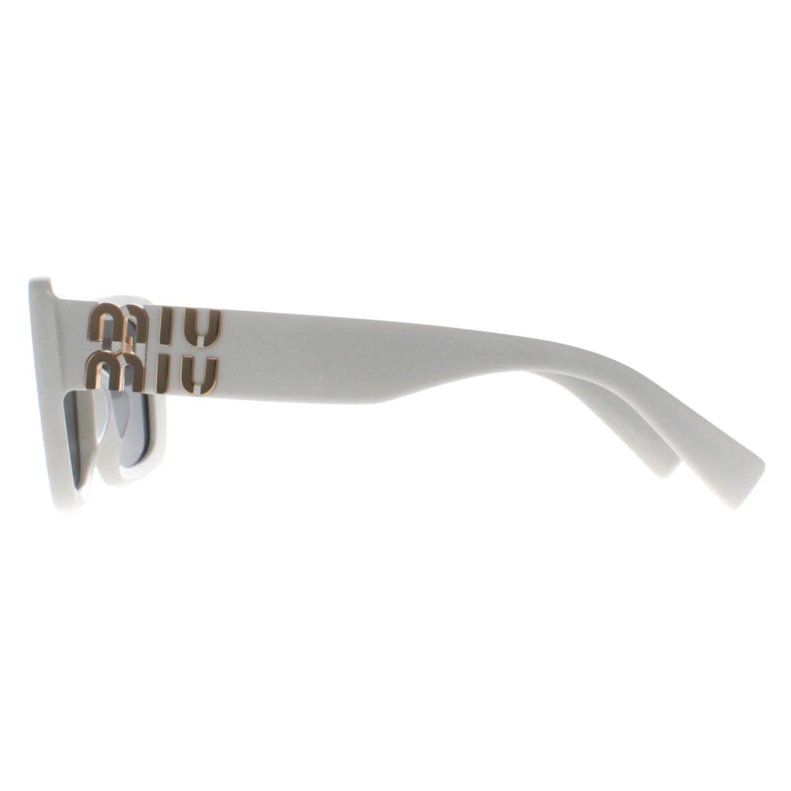 Miu Miu Rectangle White Dark Grey MU07YS image 4
