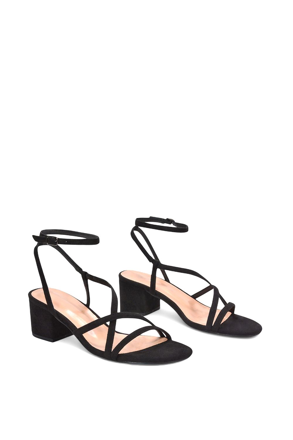 XY London 'Maria' Block Heel Strappy Sandal Shoes image 3