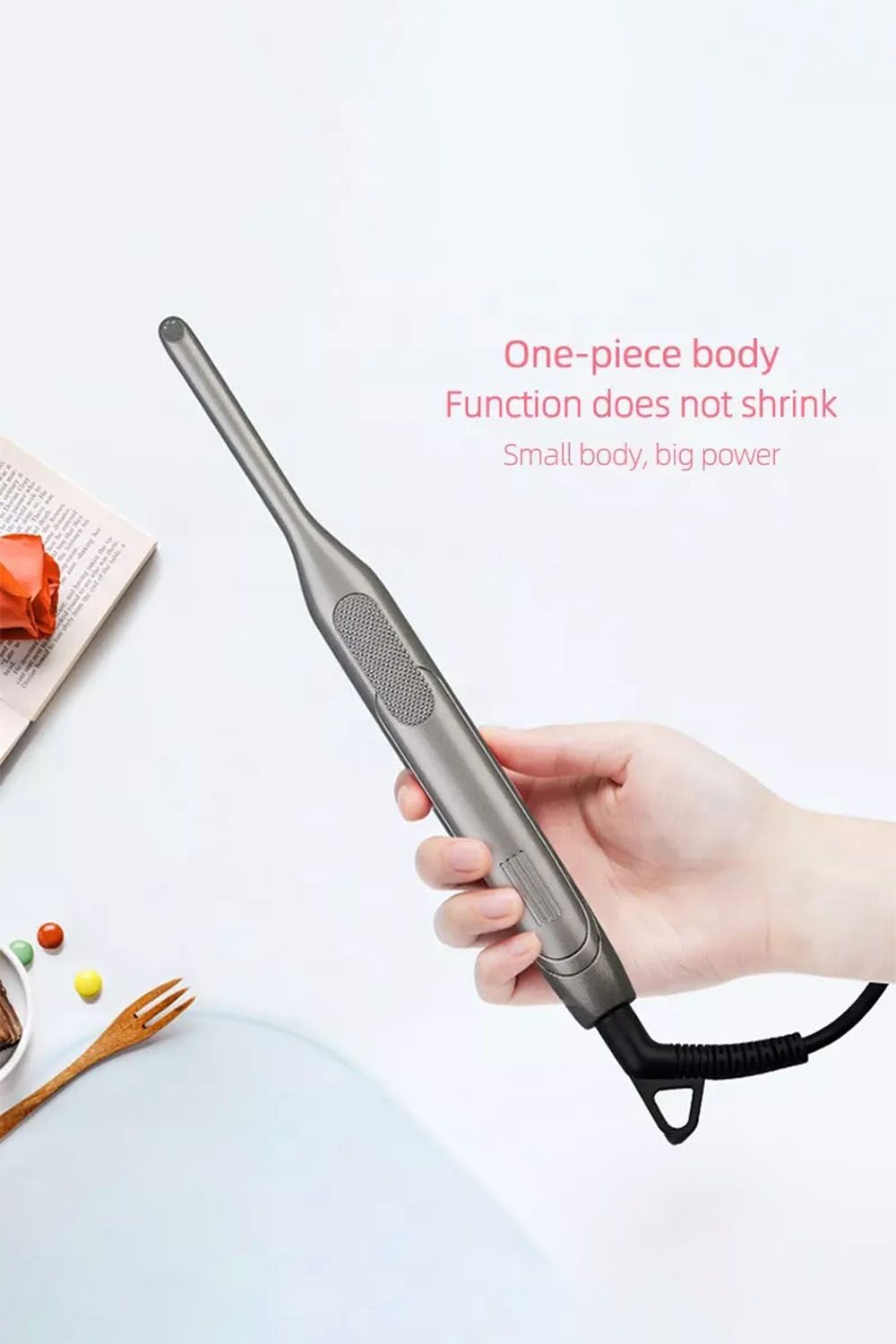 Living and Home 2 in 1 Hair Straightener and Curler LCD Temperature Control Dual Voltage Auto Shut Off,Professional Hair Straightener and Curler image 3