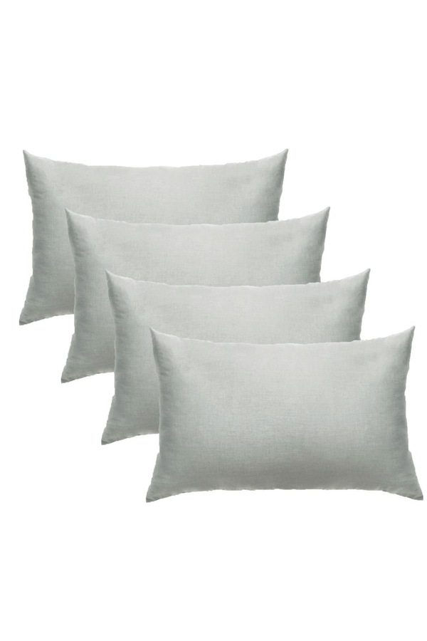 OHS 4 x Soft Polycotton Housewife Pillowcase Set