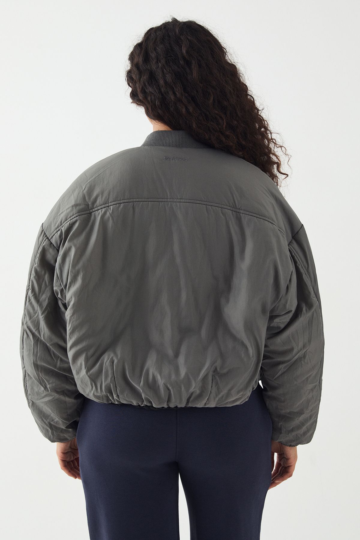 DSGN Studio DSGN Studio Reversible Padded Bomber Jacket Black image 2