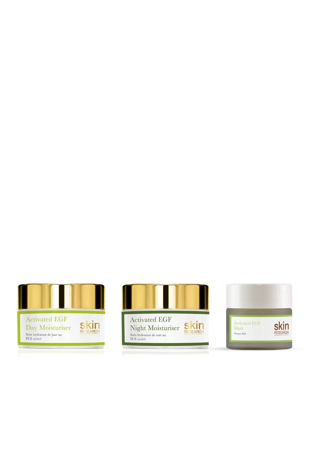 Skin Research Anti-Ageing EGF Day & Night Moisturiser + Mask image 1