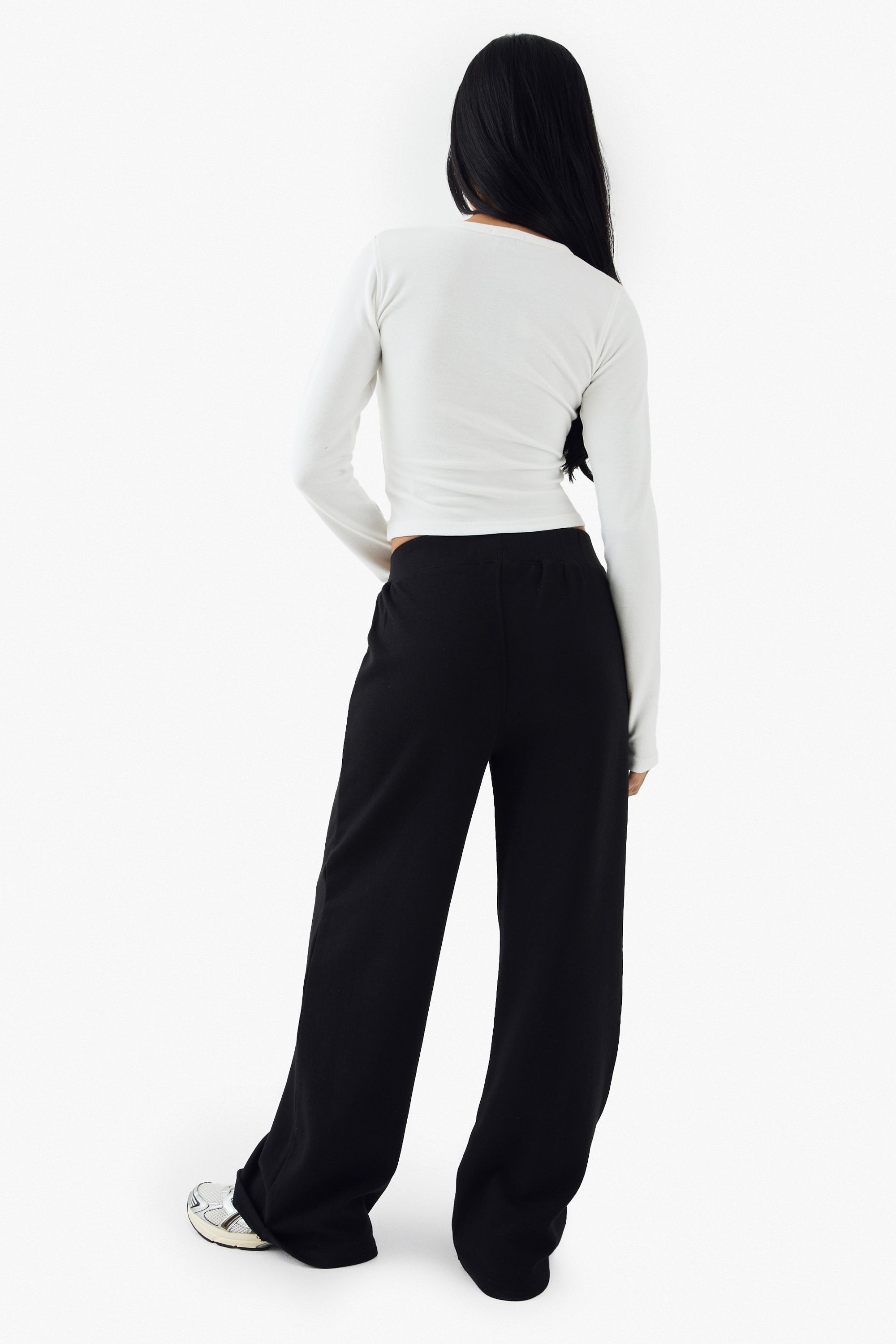 DSGN Studio DSGN Studio Heavy Weight Interlock Straight Leg Jogger Black image 2