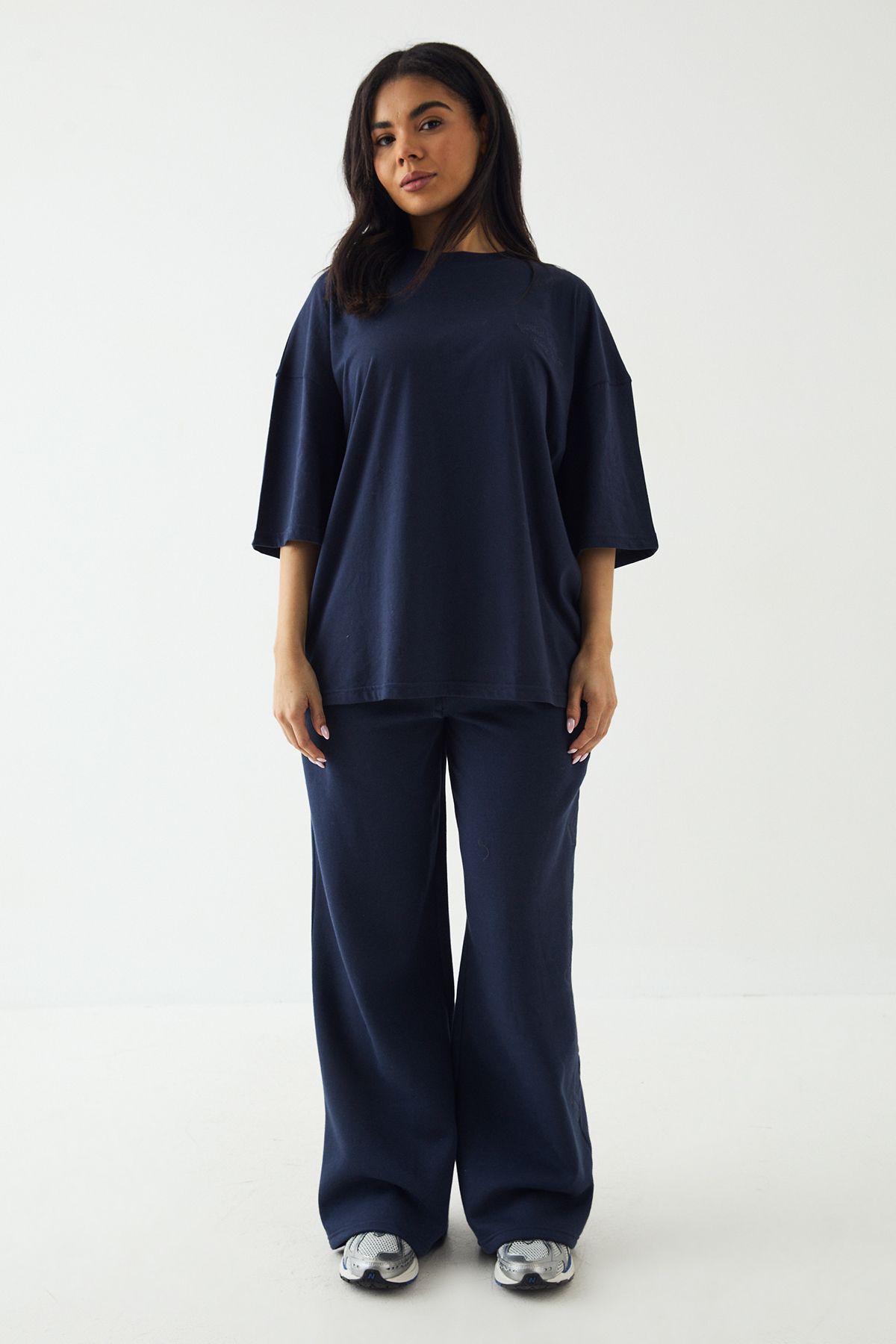 DSGN Studio DSGN Studio Sport Training Club Oversized T-Shirt Navy image 5