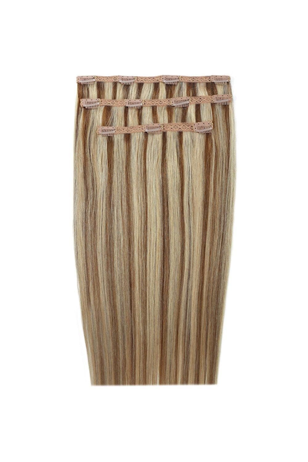 Beauty Works 18'' Deluxe Clip-In Extensions Honey Blonde image 1