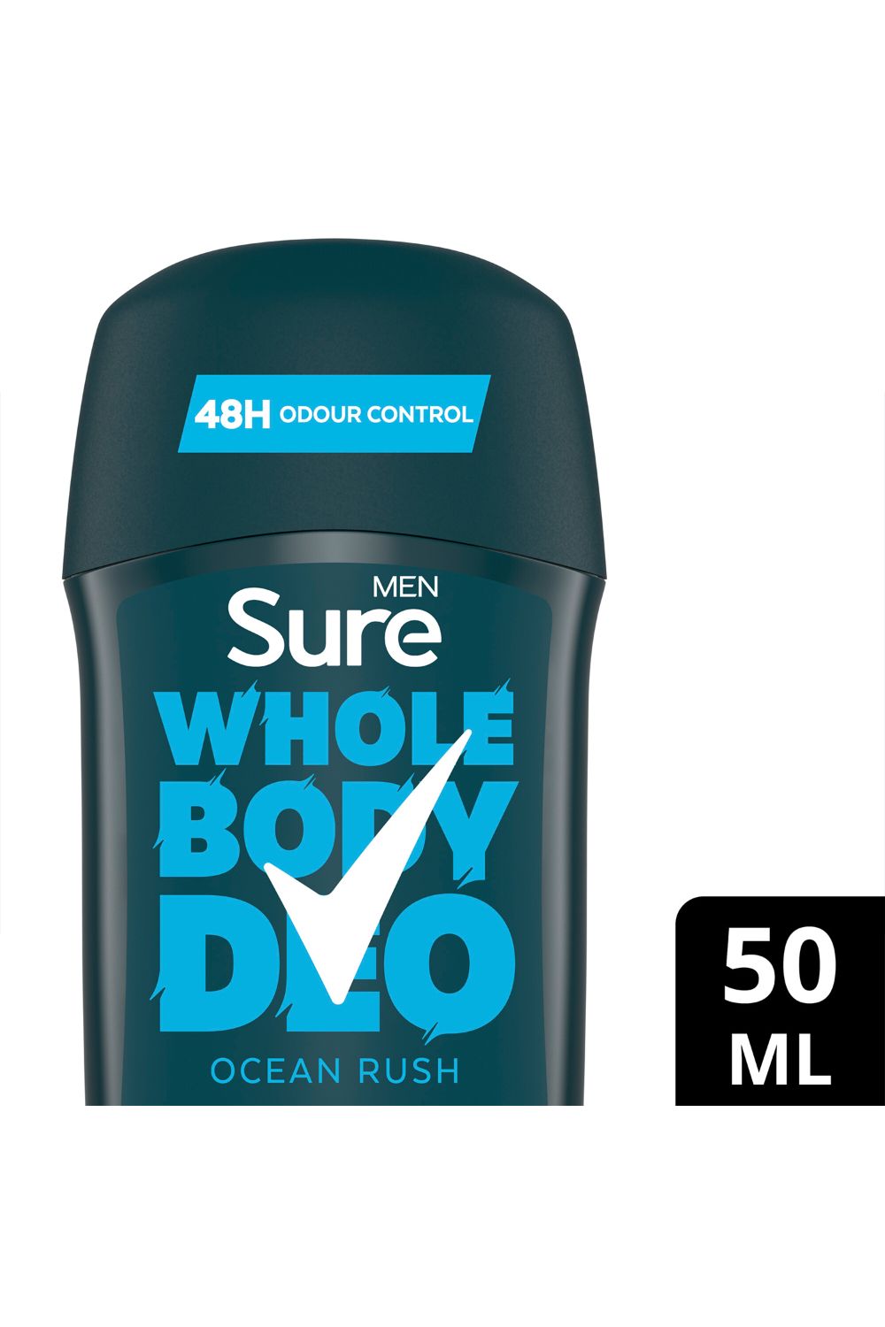 Sure Men 'Deodorant' Stick Ocean Rush with 48Hrs of Odour Control 50ml, 3pk image 4