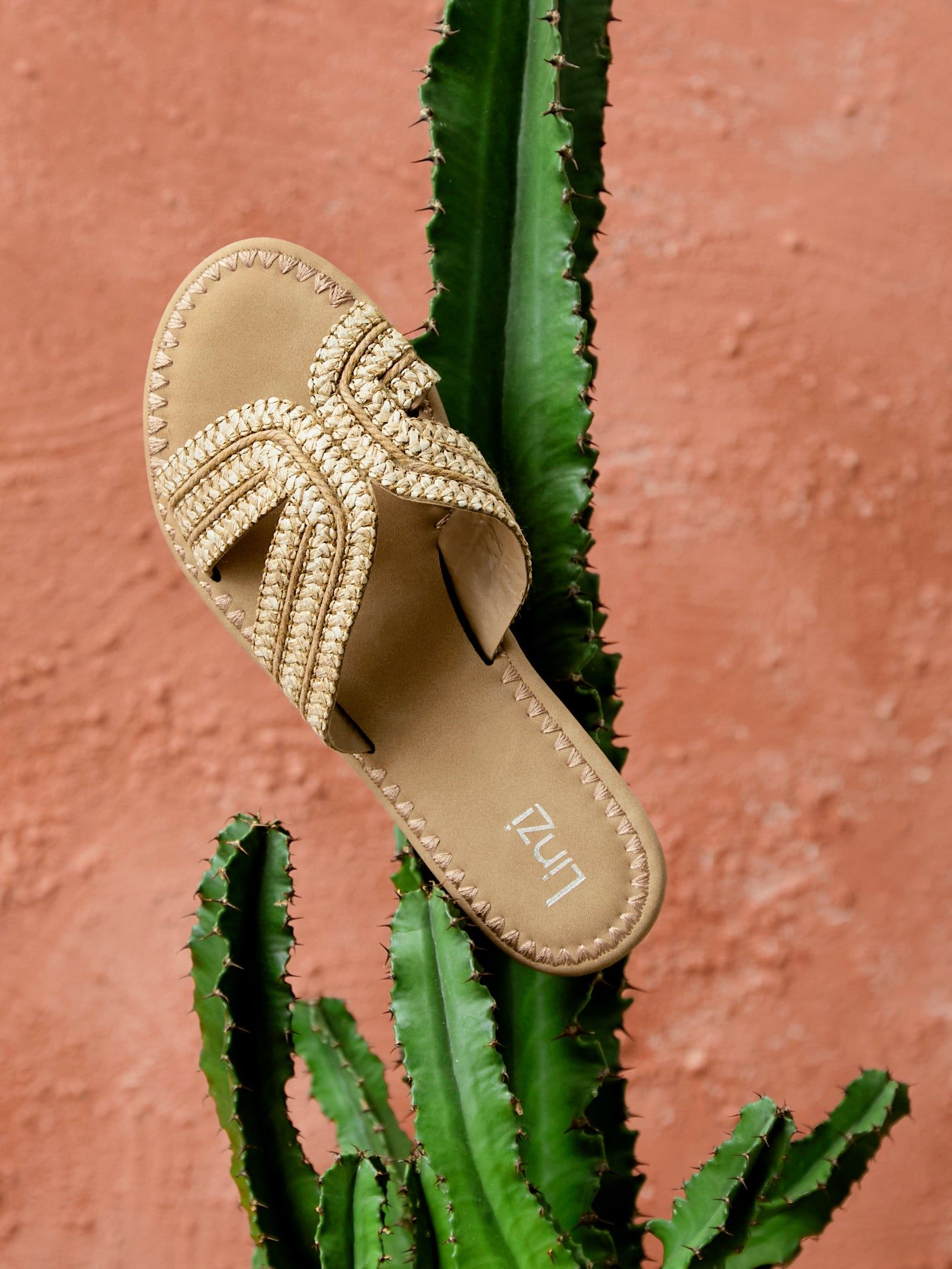 Linzi Solar Nude Flat Slider Sandals image 2