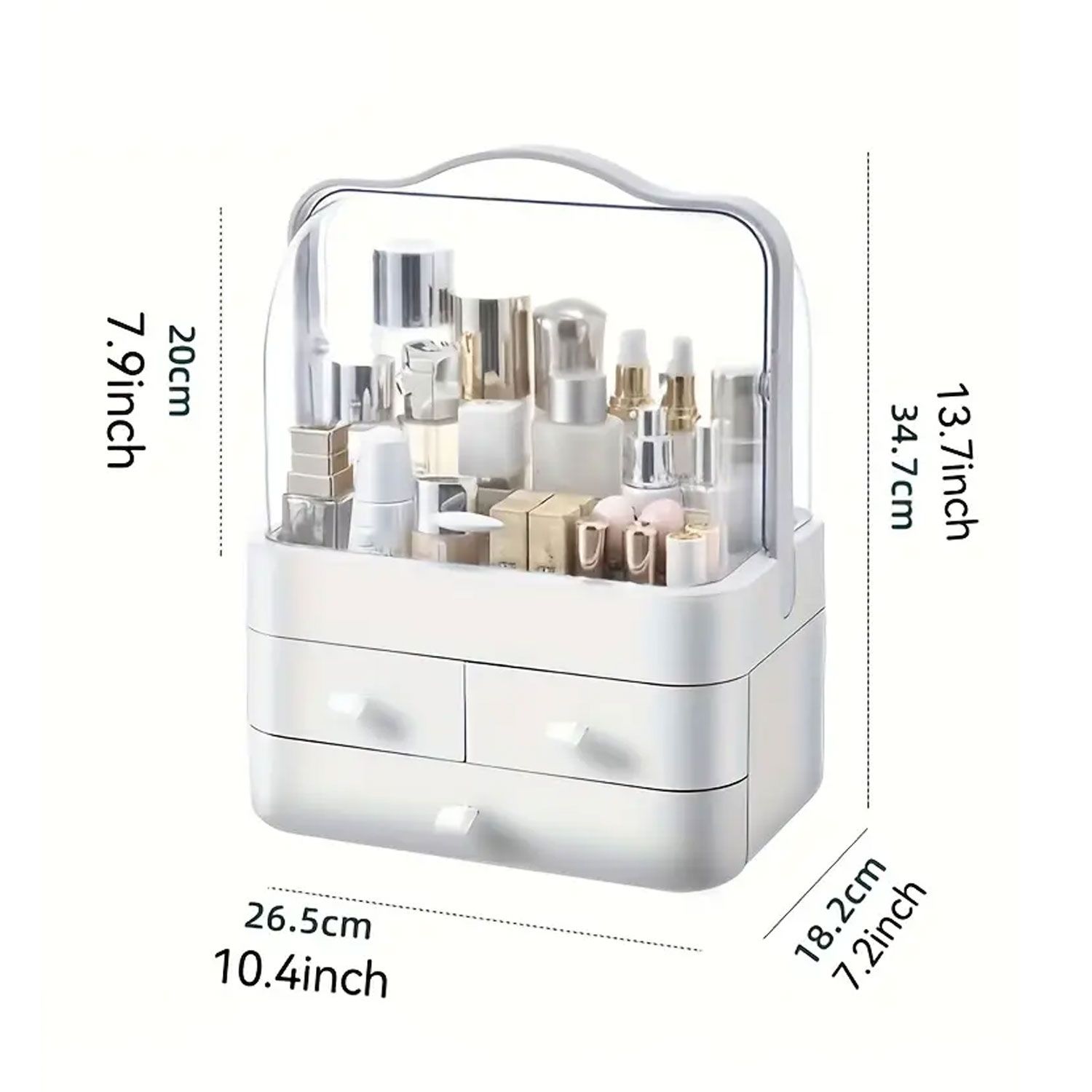 Neo Acrylic Makeup Organiser Cosmetic Storage Box image 7