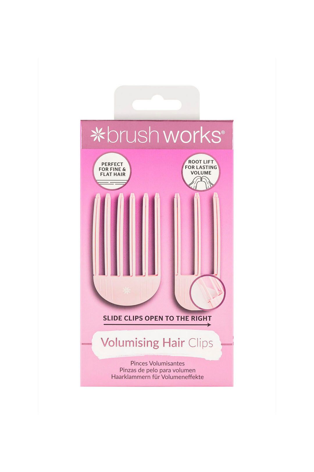 Brushworks Volumising Hair Clips - 2 Pack Multi