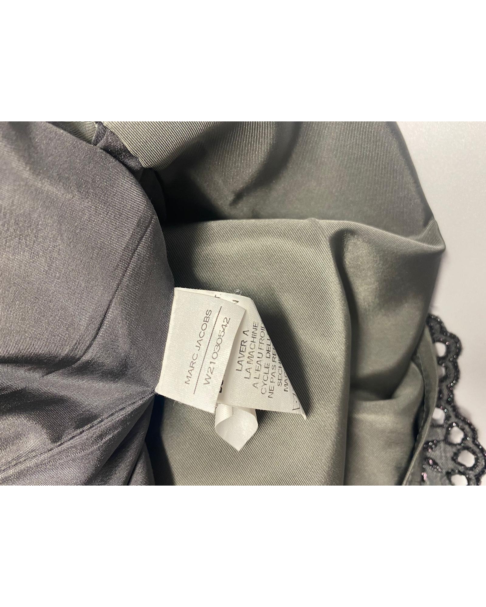 Marc Jacobs Preloved Embroidered Eyelet ALine Dress Wo - Grey Dresses image 12