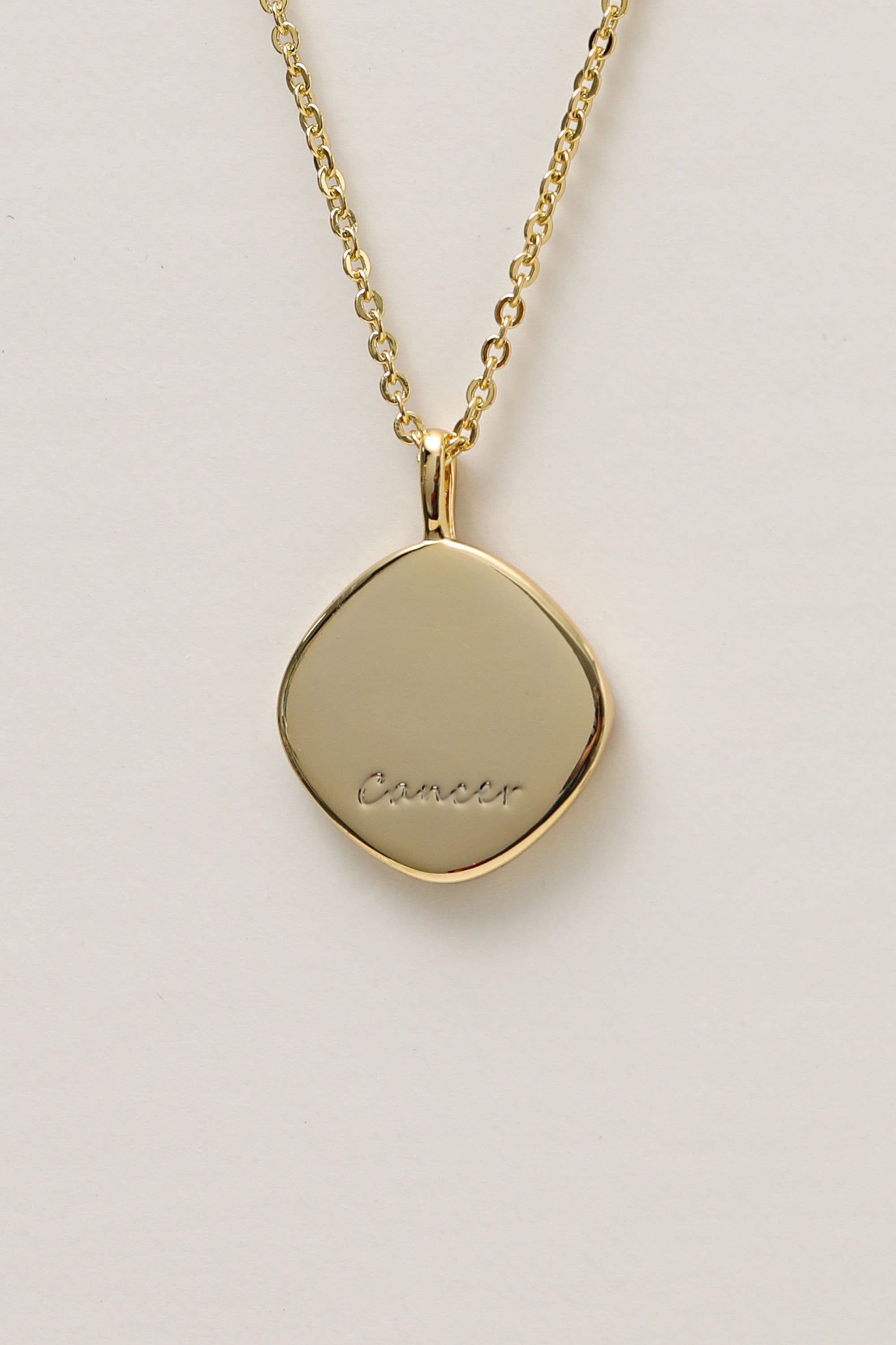 Jon Richard Gold Plated Molten Horoscope Pendant - Cancer image 3