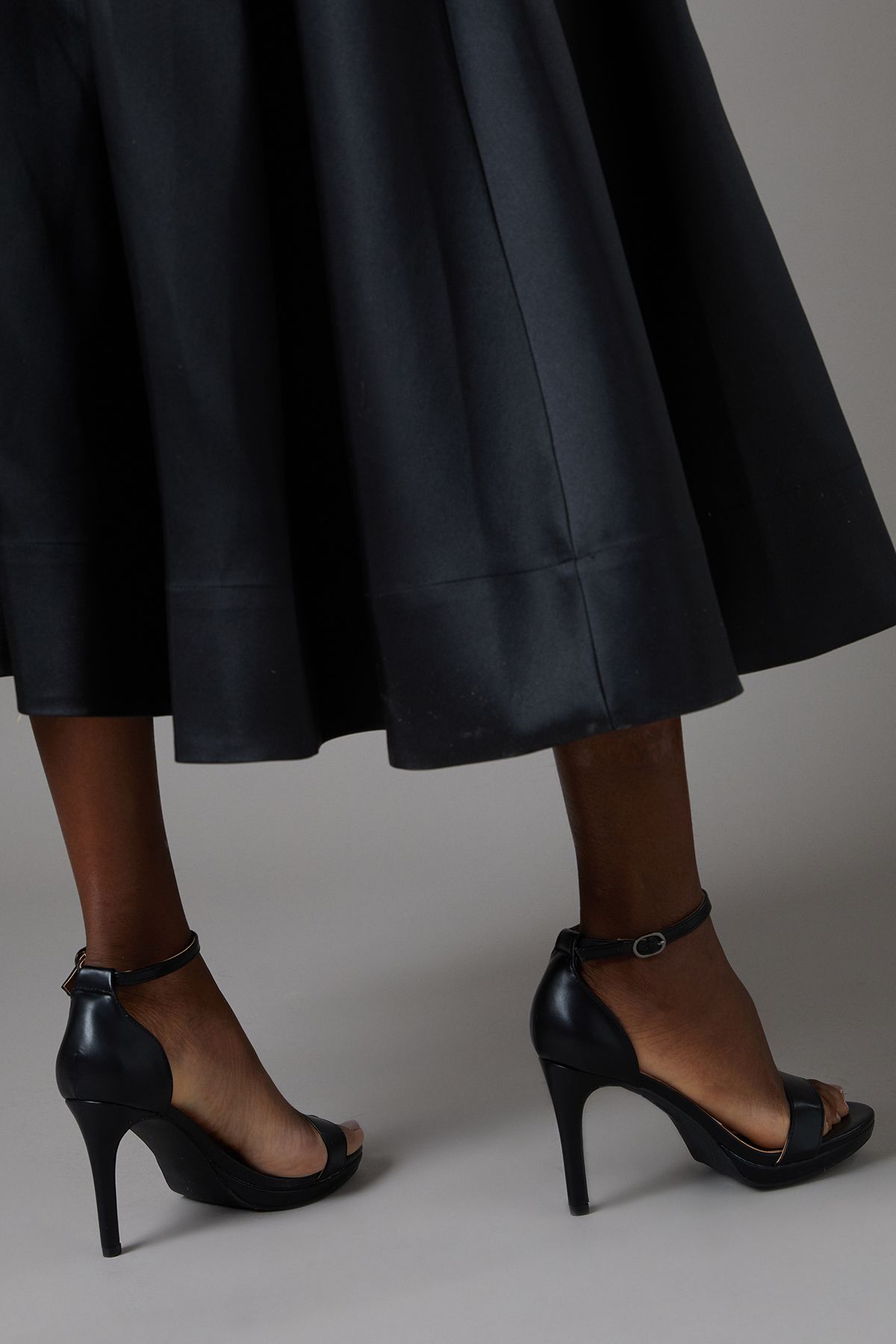 Coast Talia Platform High Heeled Sandals Black image 2