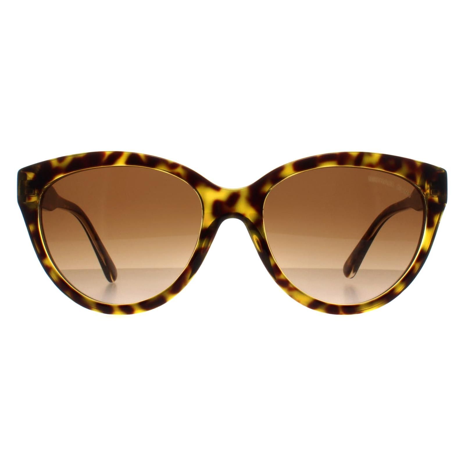 Michael Kors Cat Eye Dark Tortoise on Clear Brown Gradient MK2158 image 1