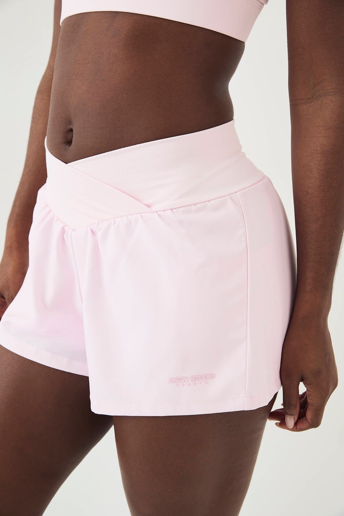 DSGN Studio DSGN Studio Wrap Waist Running Short Marshmallow Pink image 4