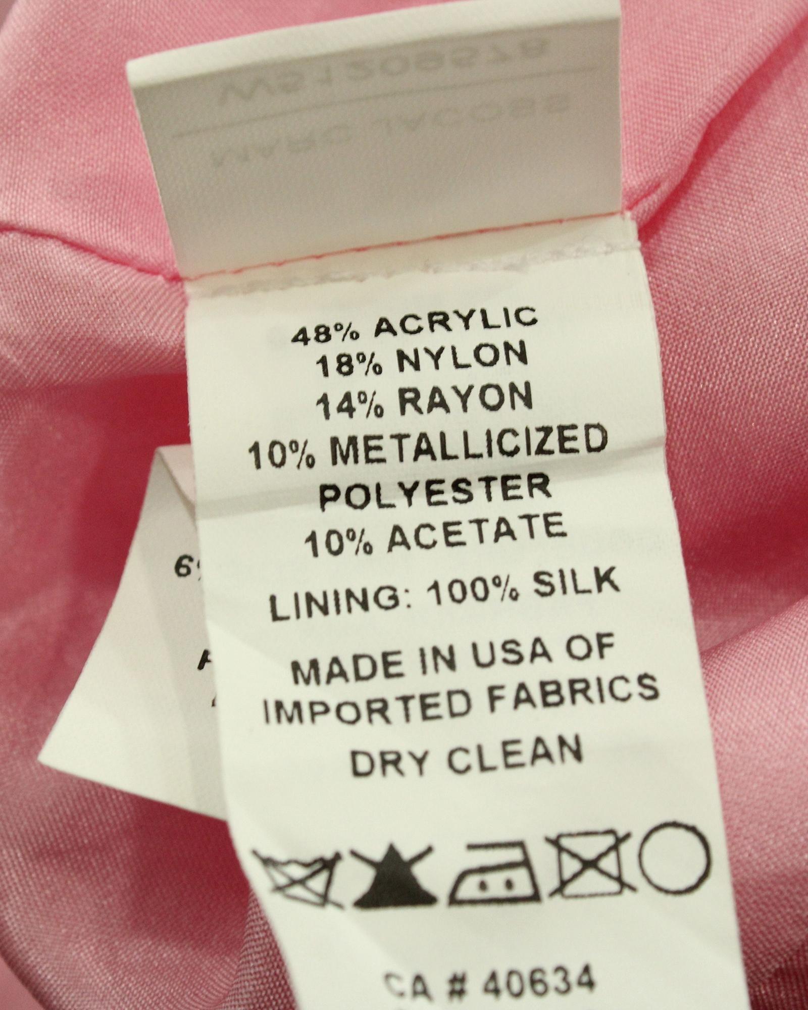 Marc Jacobs Preloved Sleeveless ALine Beaded Dress Wo - Pink Midi image 7