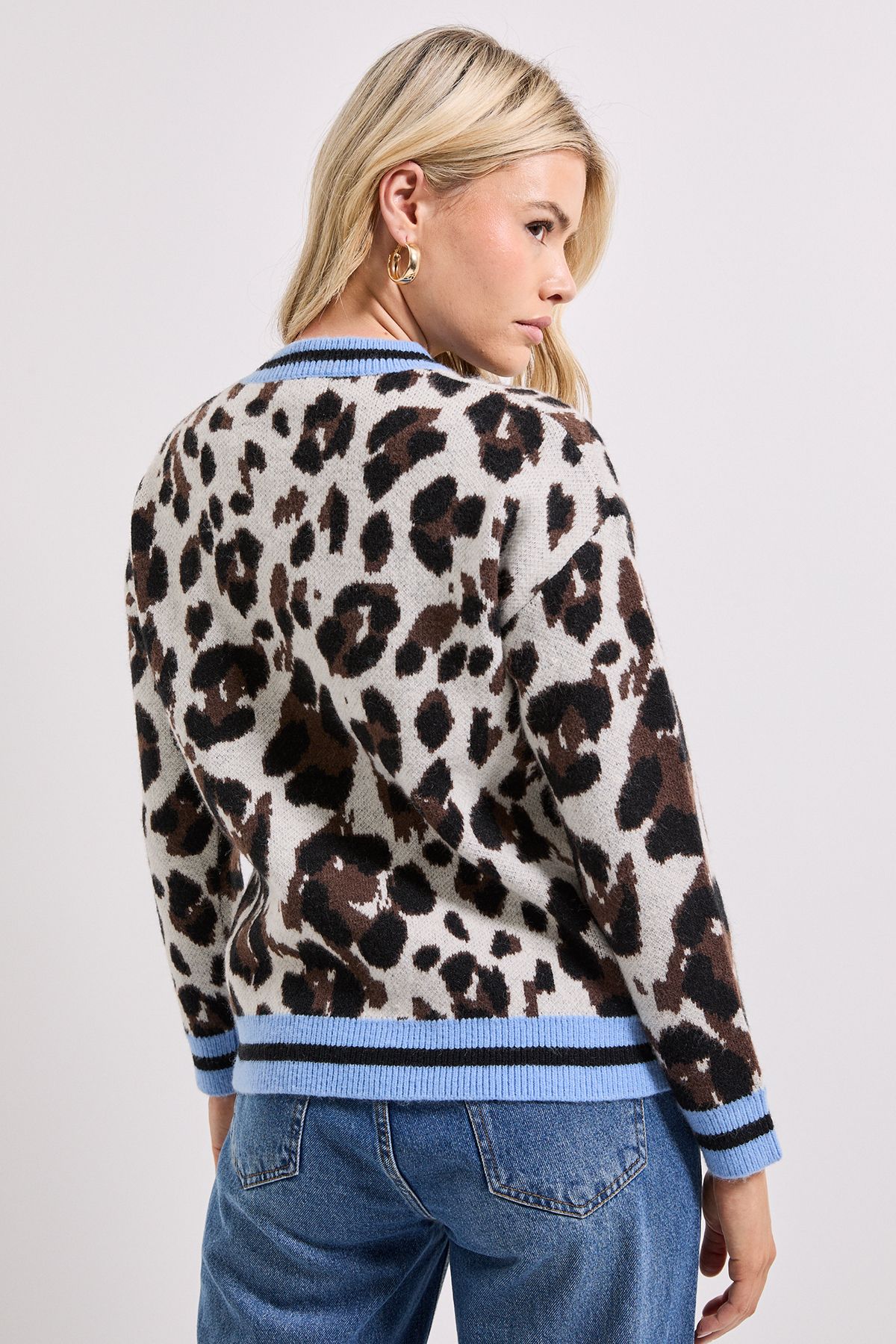 Dorothy Perkins Leopard Knitted Jumper Leopard image 3
