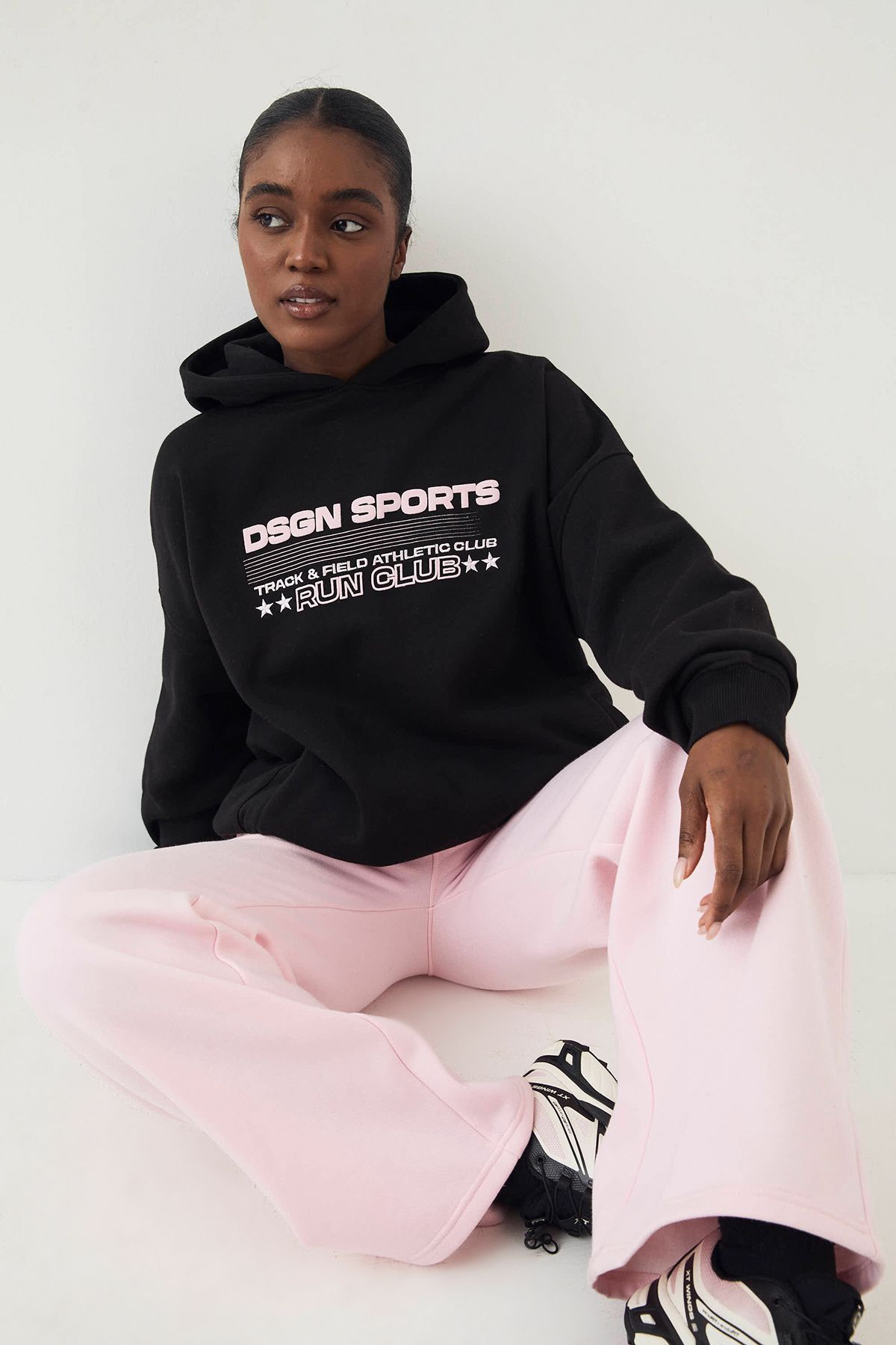 DSGN Studio DSGN Studio Sport Oversized Hoodie Black image 3