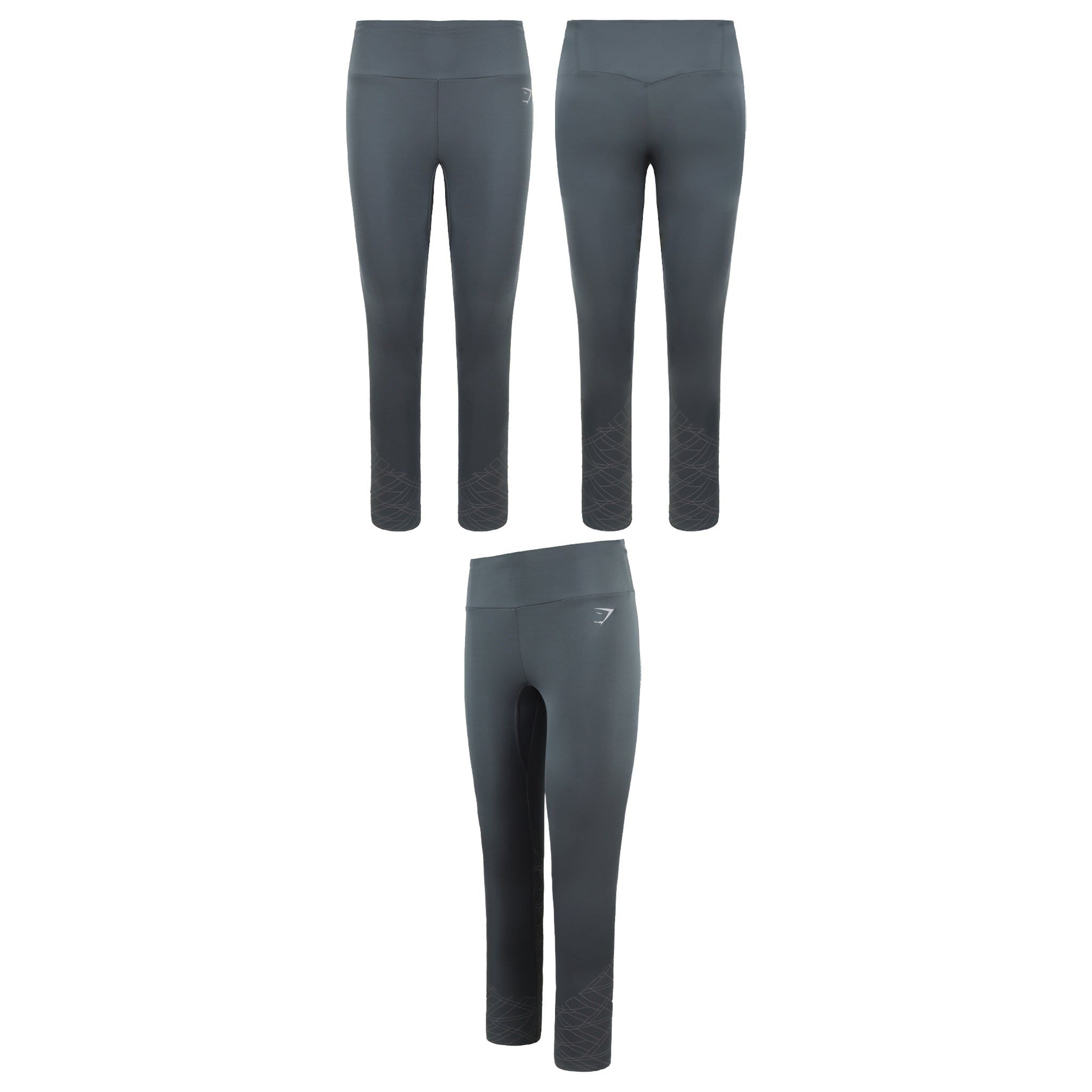 Gymshark High Waist Charcoal Grey Speed Leggings image 4