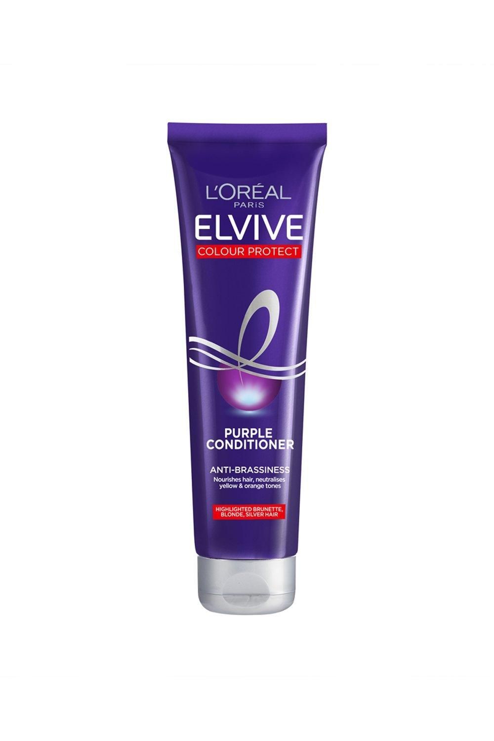 L'Oréal Paris Elvive Colour Protect Anti-Brassiness Purple Conditioner Multi image 1