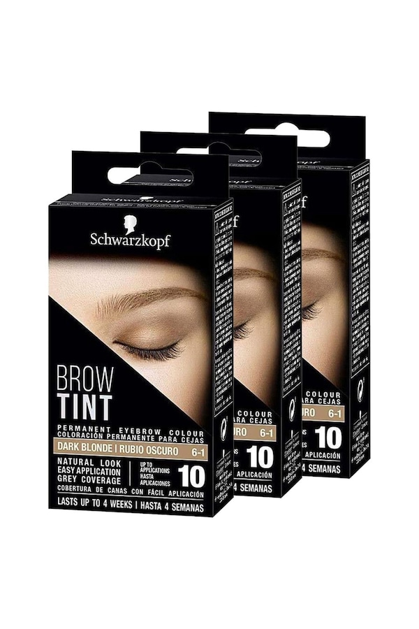 Schwarzkopf Brow Tint Professional 'Eyebrow Colour' Darkblonde 3 Pack