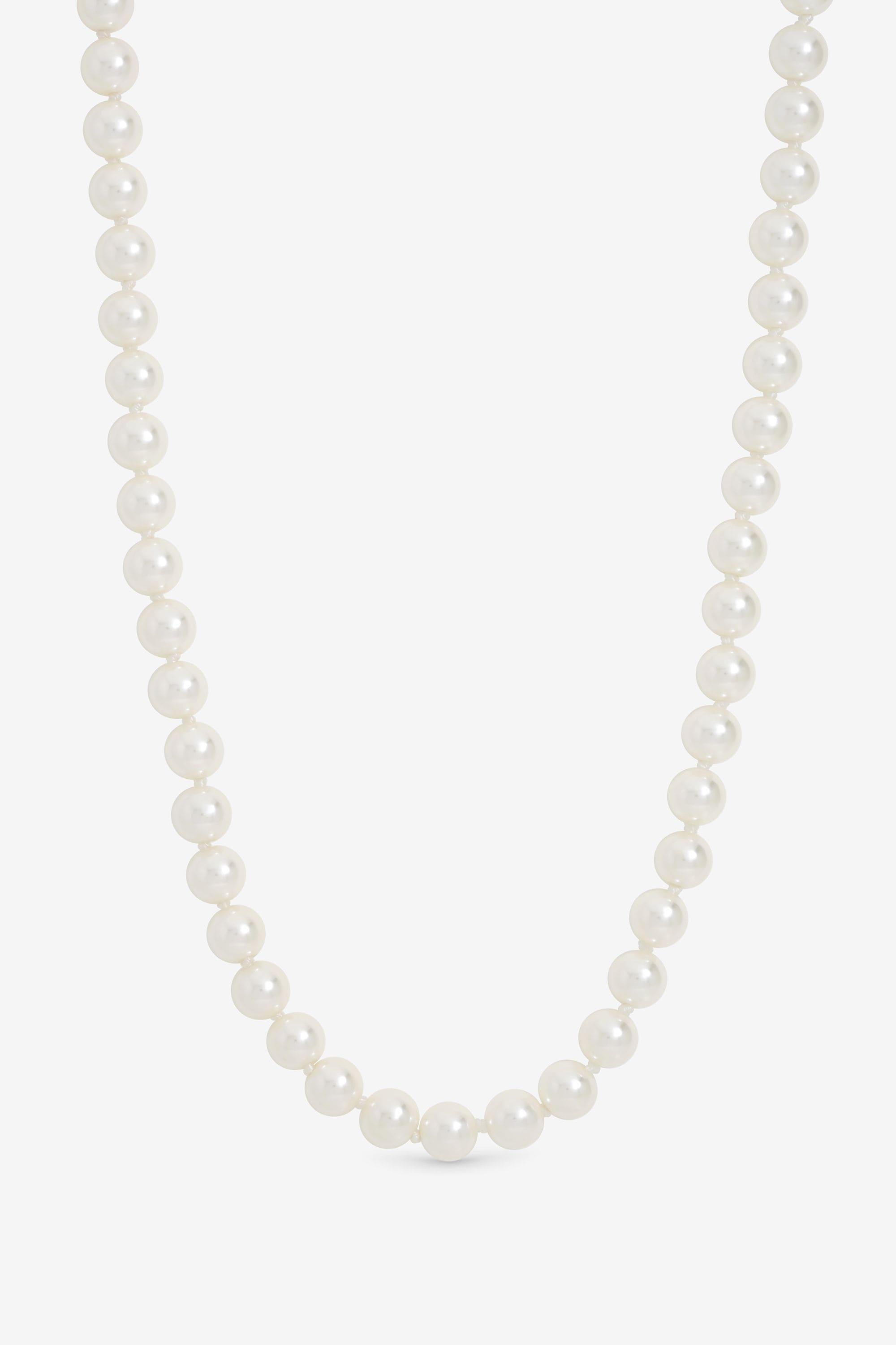 Jon Richard Gold Plated Single Row Pearl Necklace image 1