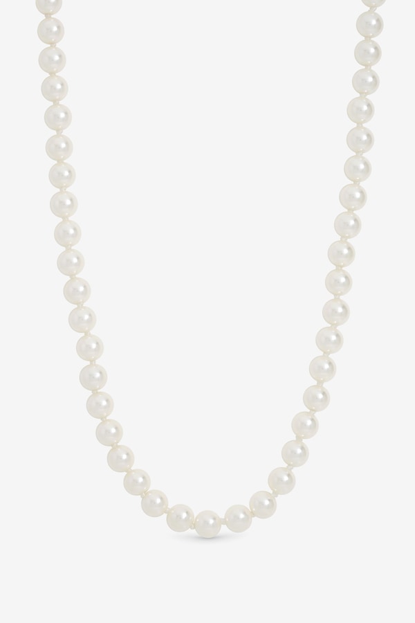 Jon Richard Gold Plated Single Row Pearl Necklace