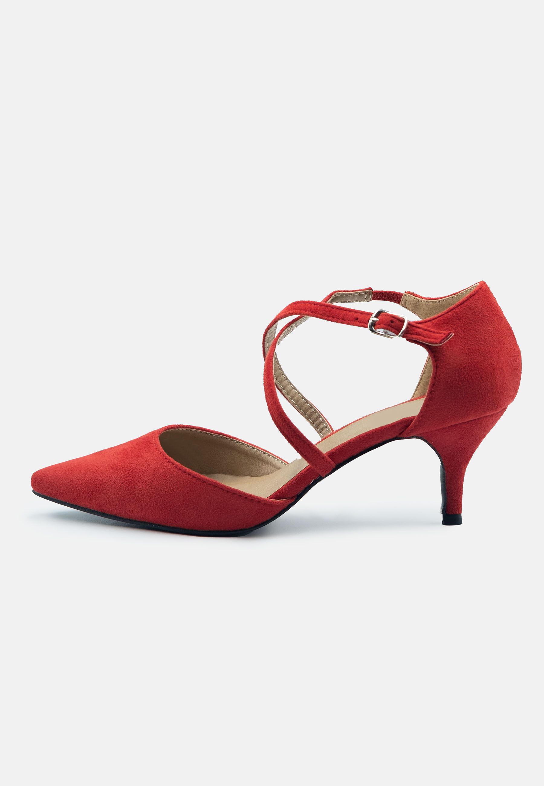 Where's That From 'Kennedi' Low Kitten Heel With Crossover Strap image 3