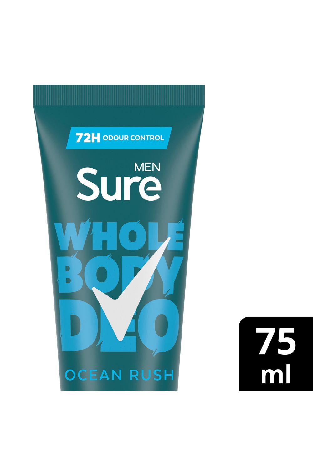 Sure Whole Body 'Deodorant Cream' Ocean Rush w/ 72H Odour Control 75ml, 3pk image 4