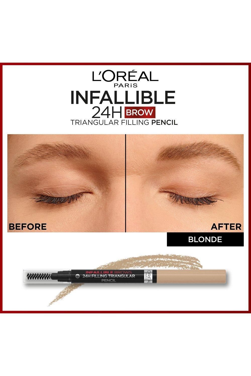 L'Oréal Paris Infaillible 24H Brow Filling Triangular Pencil 7_0 Blonde image 3
