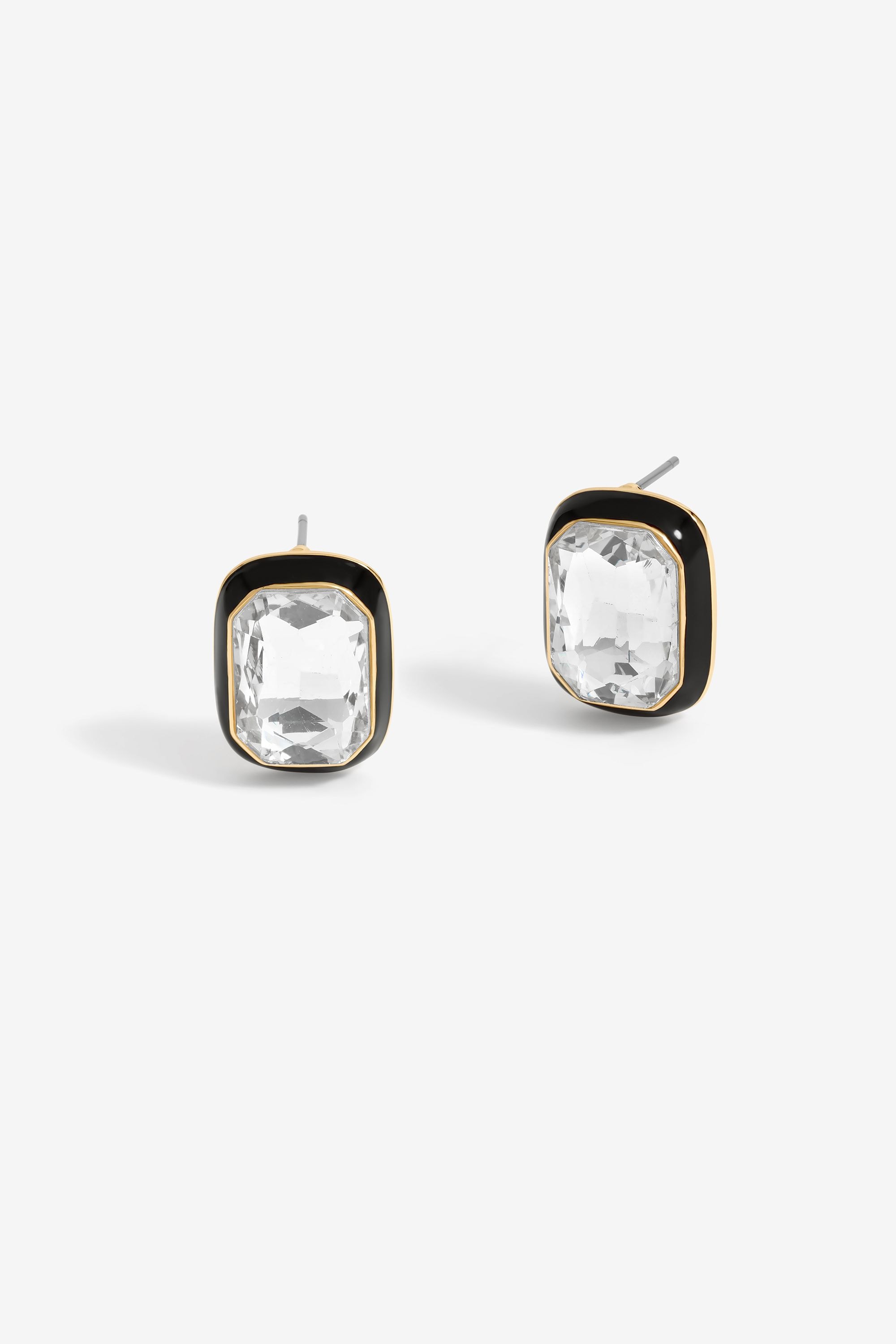 Jon Richard Crystal And Enamel Statement Earrings image 1