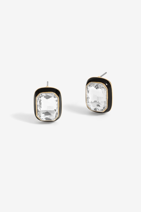 Jon Richard Crystal And Enamel Statement Earrings