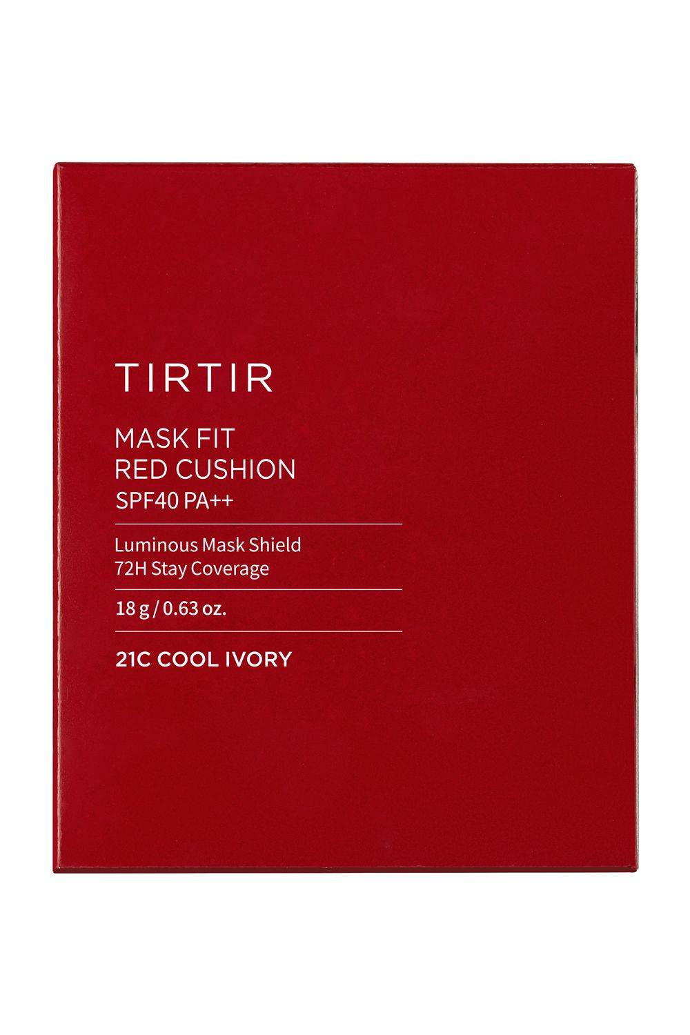 TIRTIR Mask Fit Red Cushion SPF40 PA++ 18g 21c Cool Ivory image 3