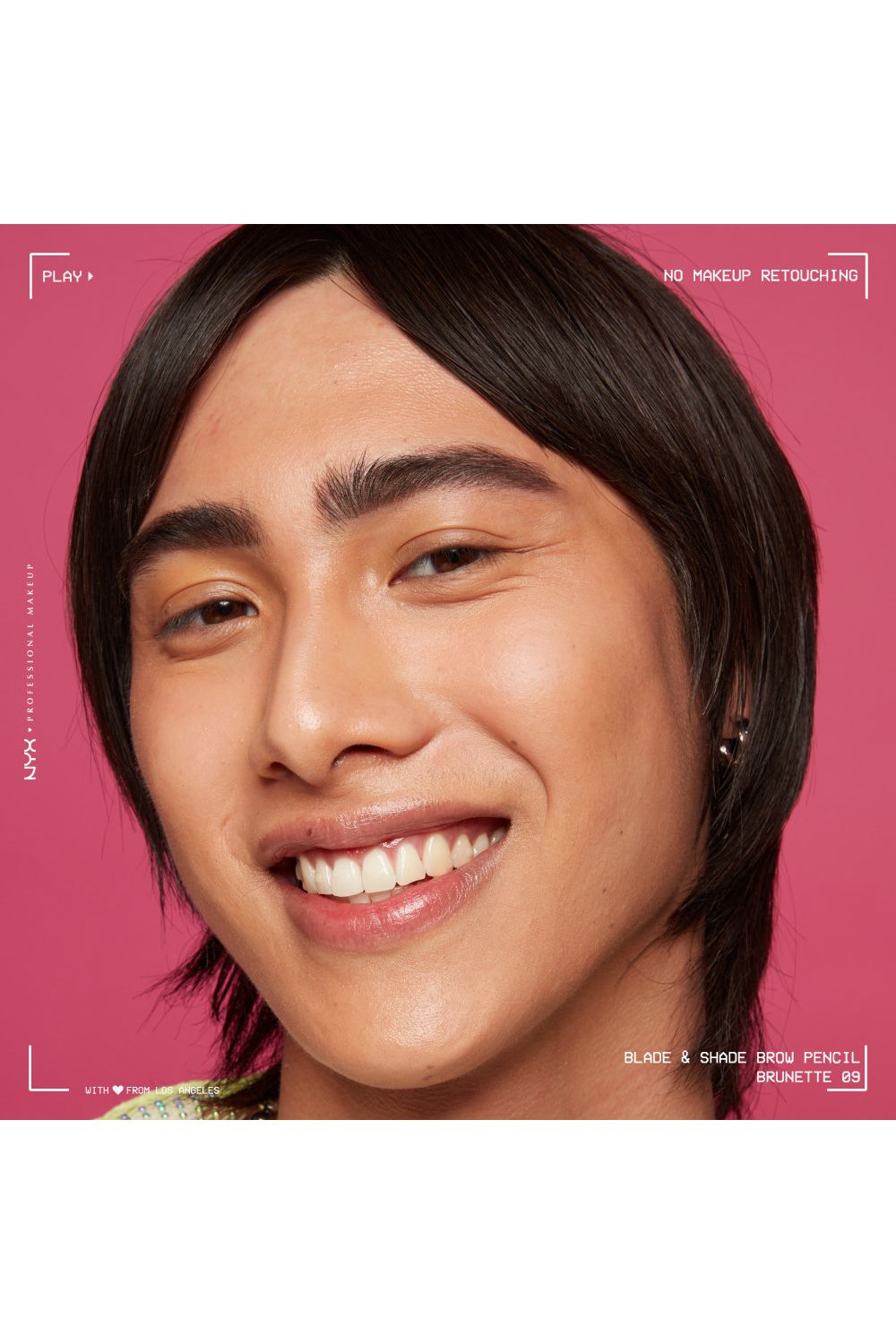 NYX Professional Makeup Blade & Shade, Nano Brow Mechanical Pencil 0.06g Brunette image 10