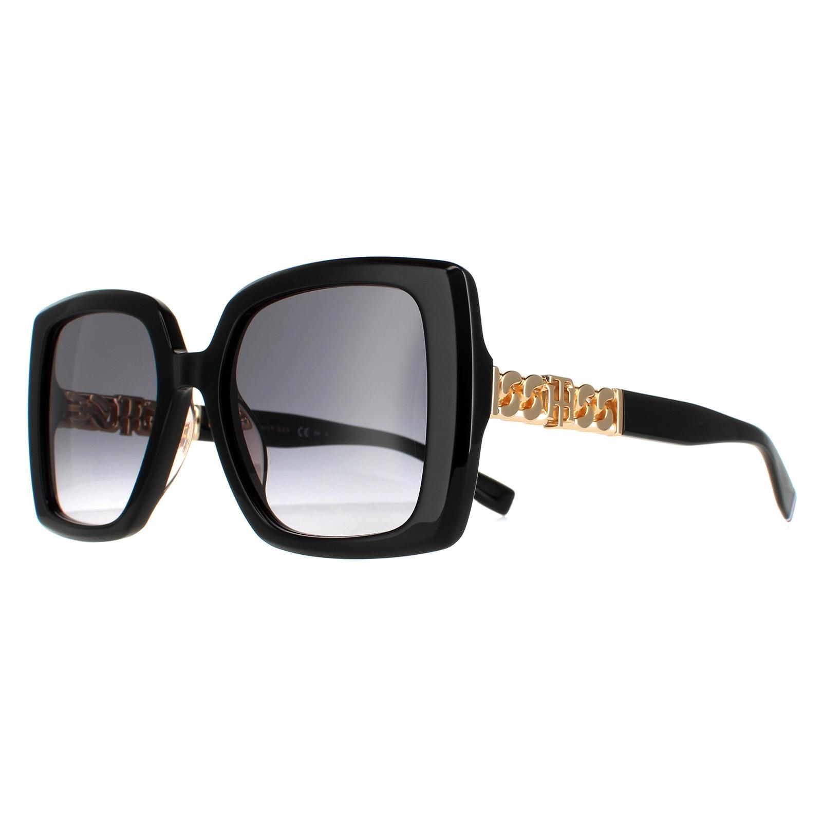 Tommy Hilfiger Square Black Dark Grey Gradient TH 1894/S image 2