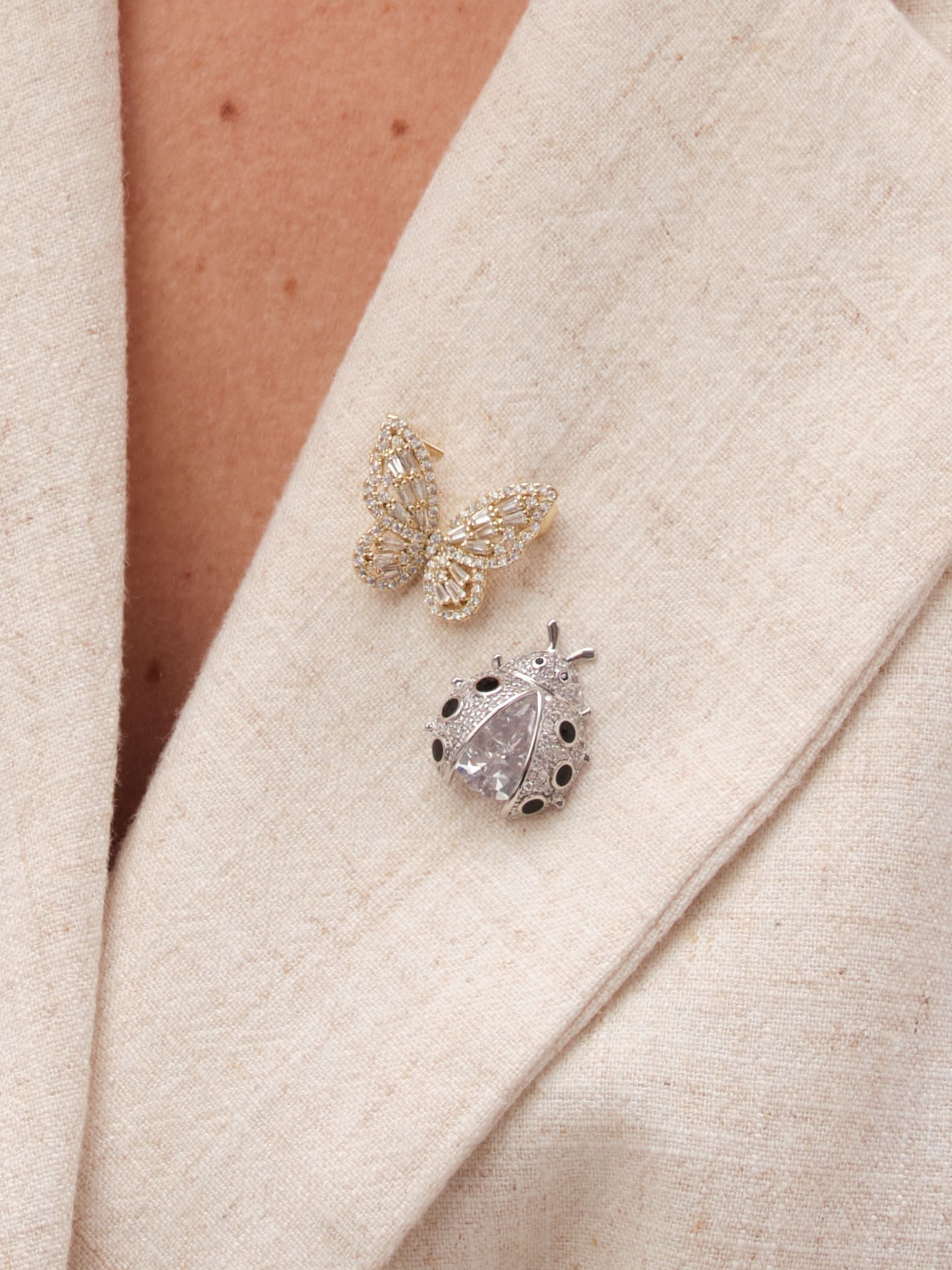 Jon Richard Bug Brooch - Pack Of 2 - Gift Boxed image 3