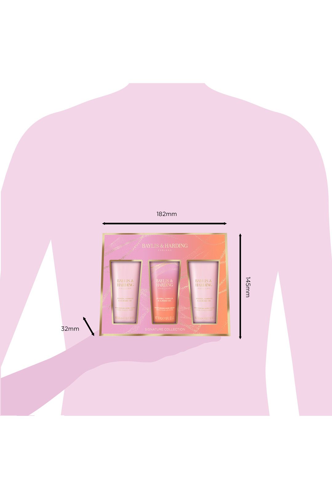 Baylis & Harding Jojoba, Vanilla & Almond Oil Luxury Hand Treats Gift Set Multi image 7