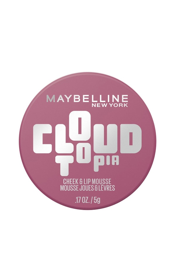 Maybelline Cloudtopia Blush Cheek & Lip Mousse, Up to 14H Cheek Colour 5g Twilight Berry