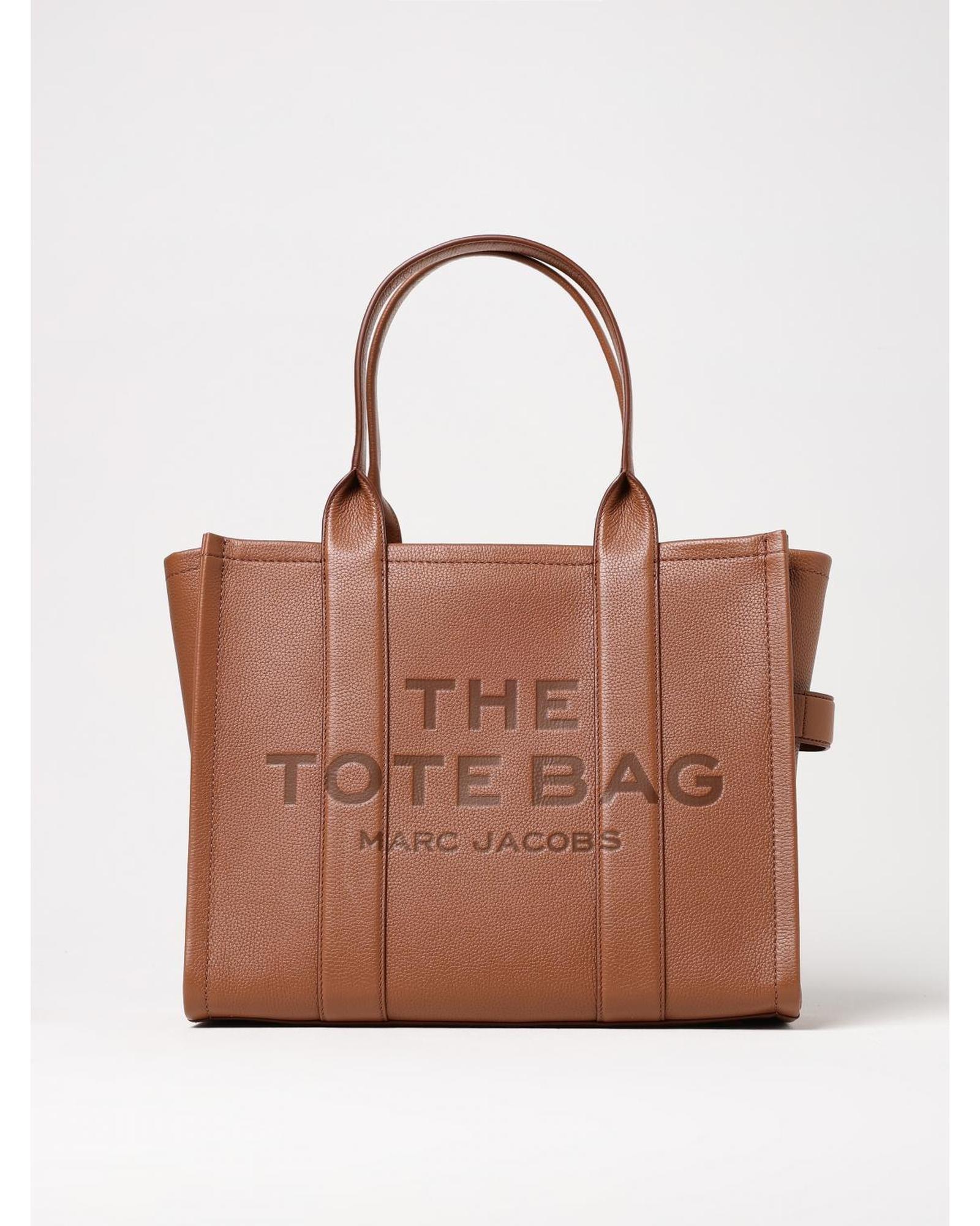 Marc Jacobs The Tote Bag Leather Tote Wo - Brown