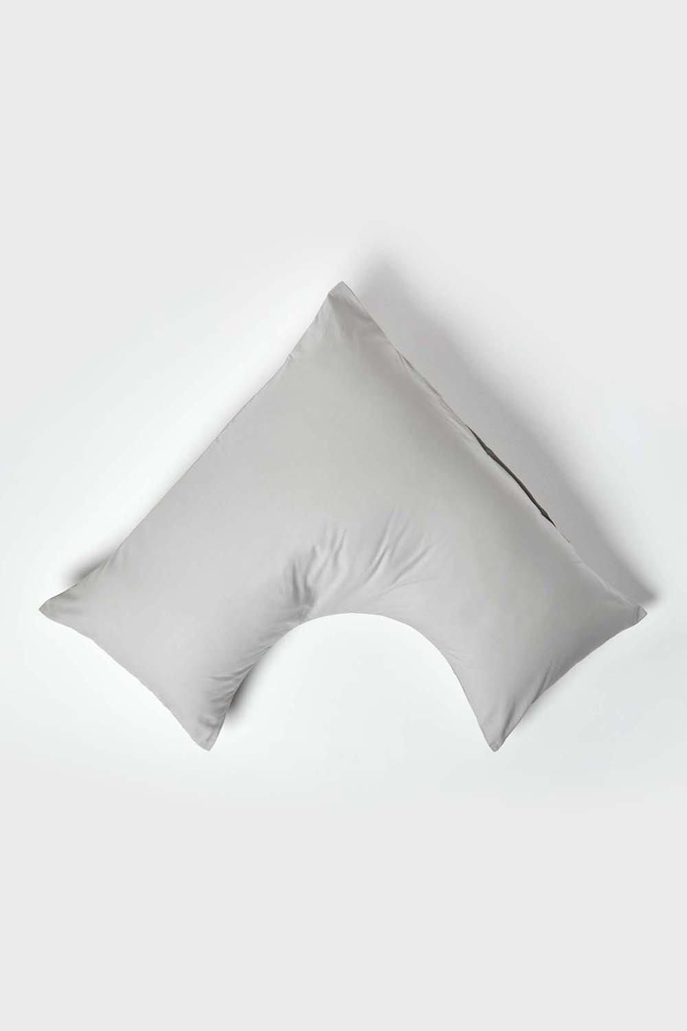 Homescapes Egyptian Cotton V Shaped Pillowcase 200 TC image 1