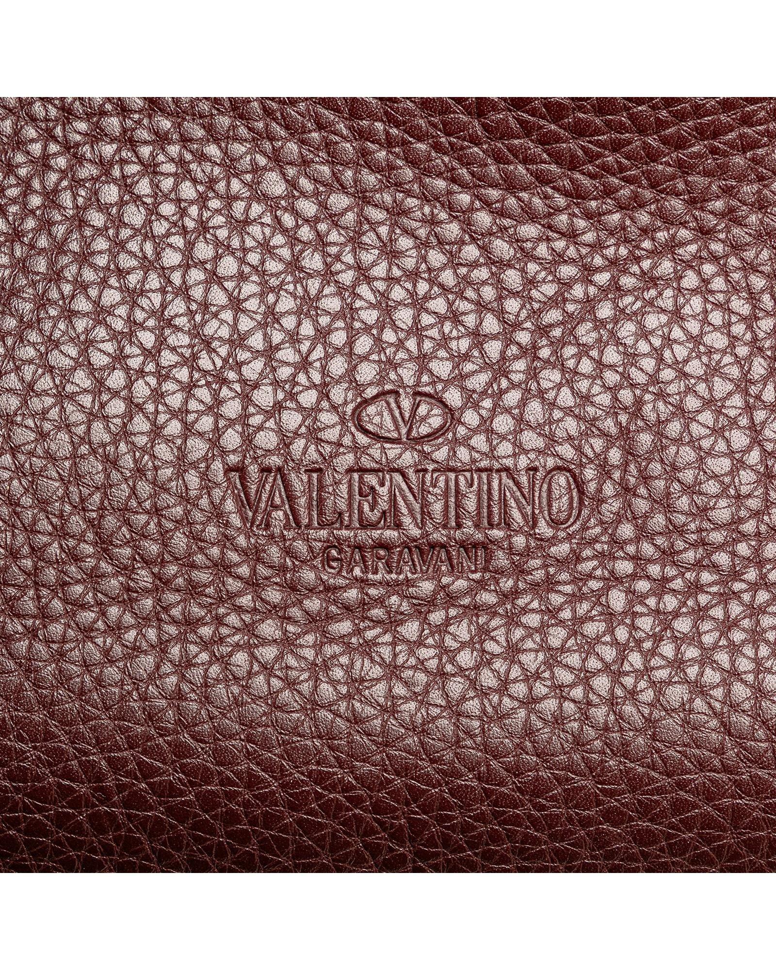 Valentino Preloved Rockstud Shoulder Bag Crossbody Wo - Red Crossbody Bags image 11