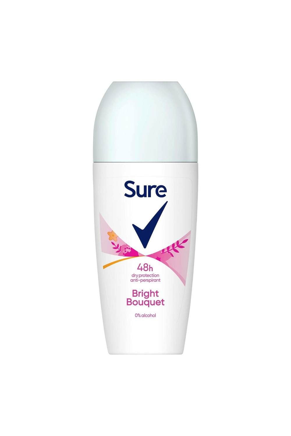 Sure Women Roll On Bright Bouquet 'AntiPerspirant Deo' 48H Nonstop, 12x50ml image 2