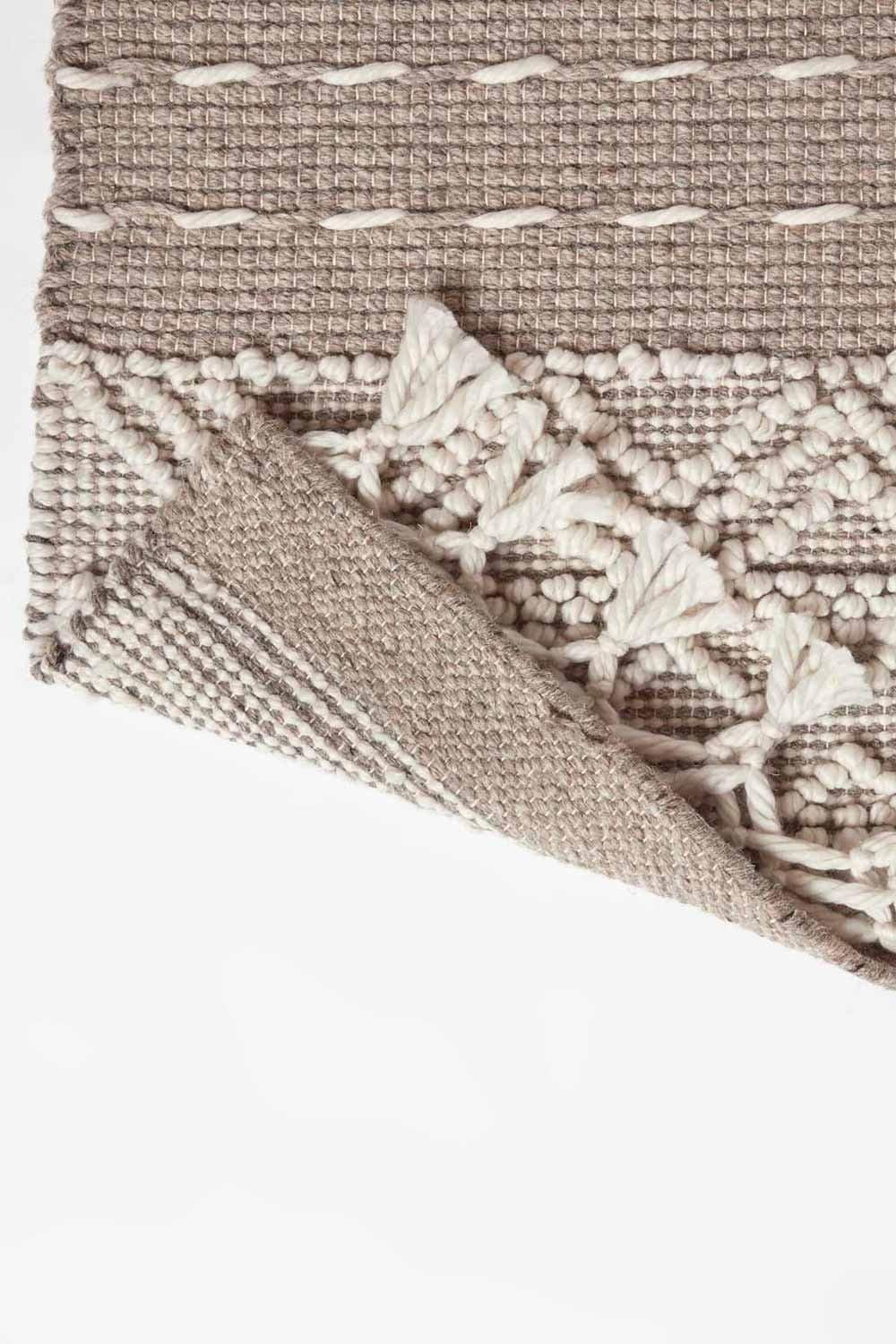 Homescapes Patna Beige & Natural Kilim Wool Rug image 5