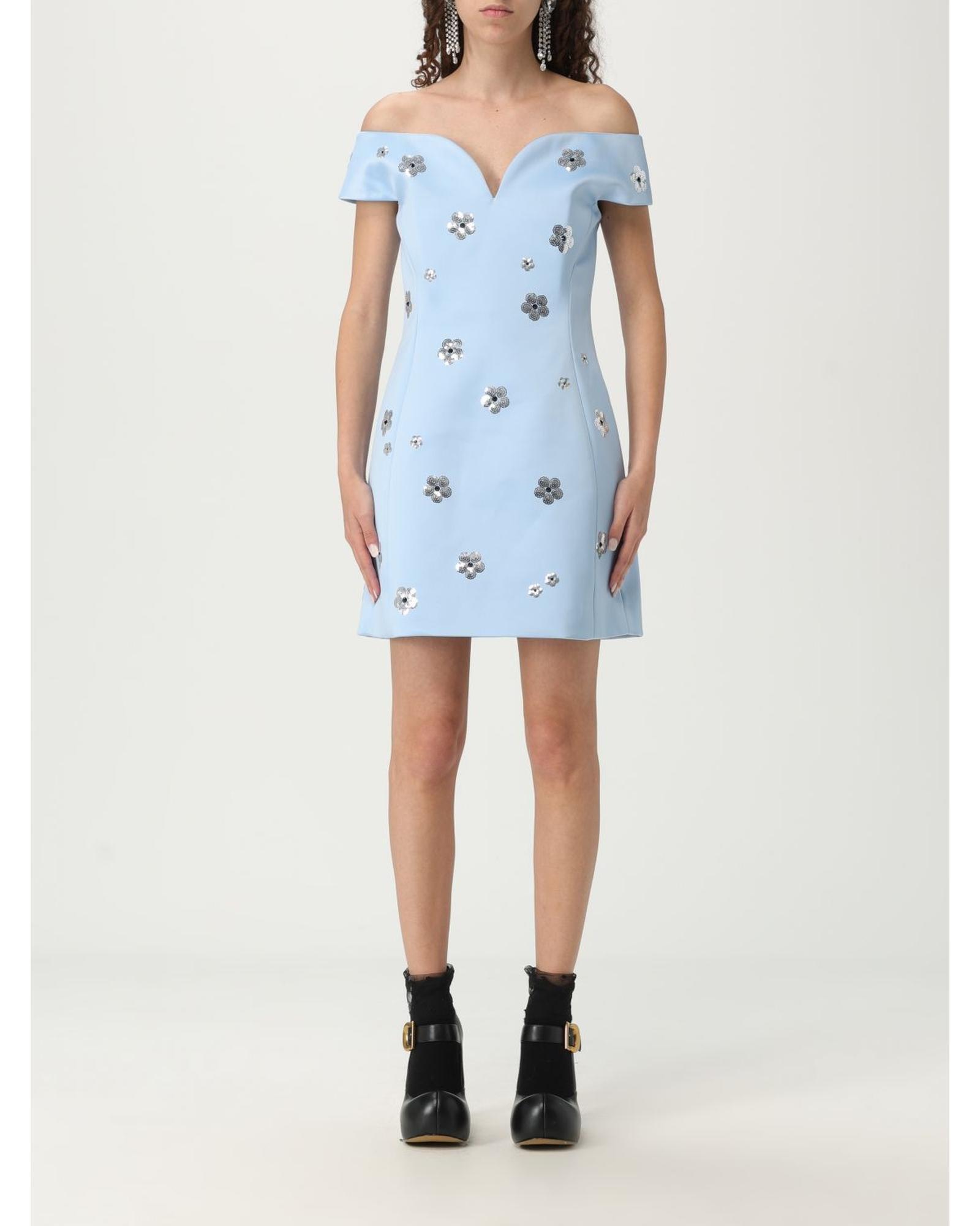 Marc Jacobs Sequin Embellished Mini Dress Wo - Gnawed Blue