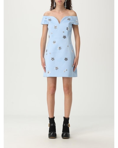 Marc Jacobs Sequin Embellished Mini Dress Wo - Gnawed Blue