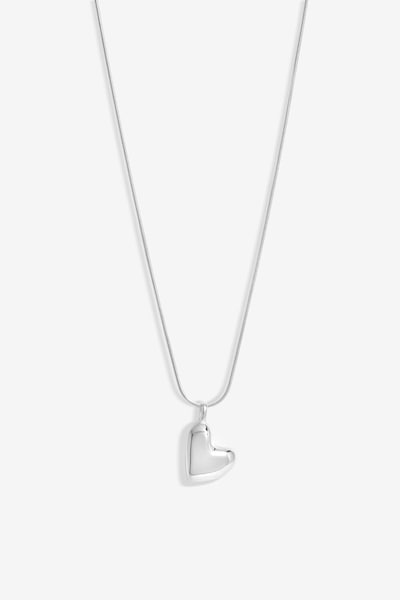 Simply Silver Sterling Silver 925 Molten Heart Pendant