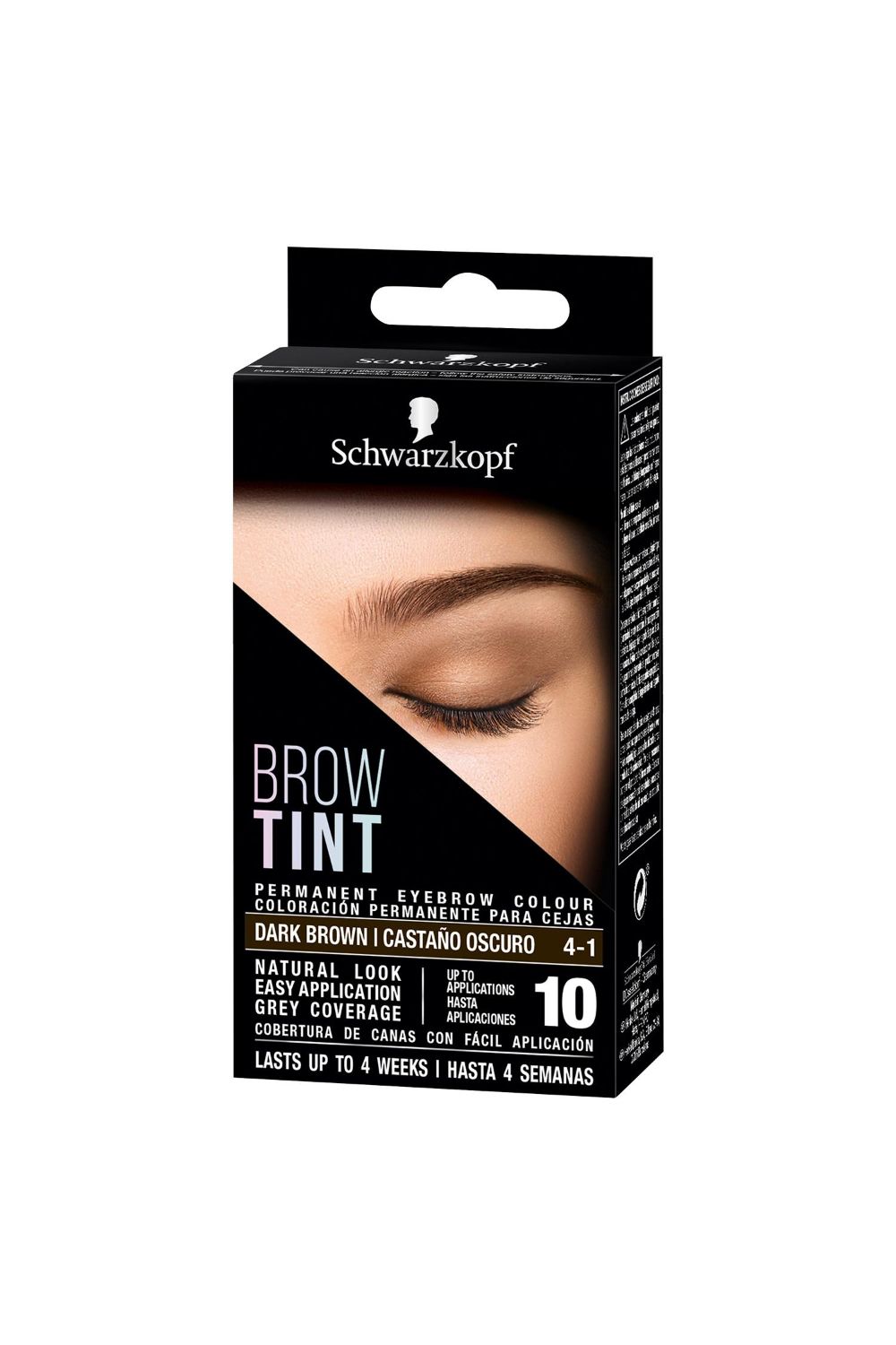 Schwarzkopf Tint Professional 'Eyebrow Dye' Tinting Kit Dark Brown 3pk image 2