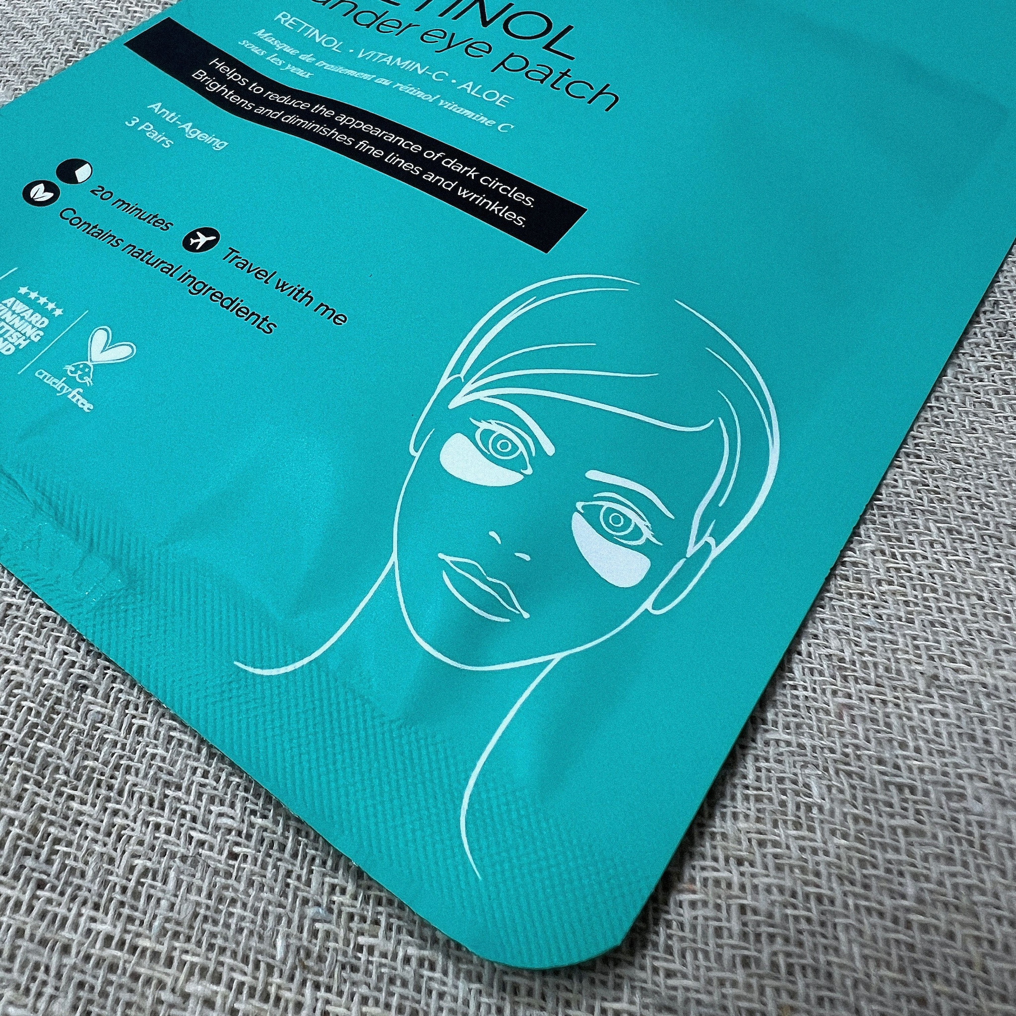 BEAUTYPRO Retinol Under Eye Patch Under Eye Mask -  Pack Of 4 image 6