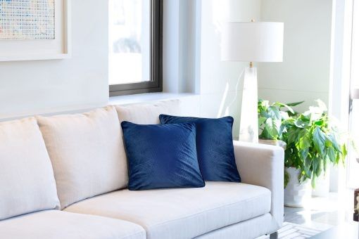 New Edge Blinds Deco Collection Soft Velvet Geometric Cushion Cover image 2