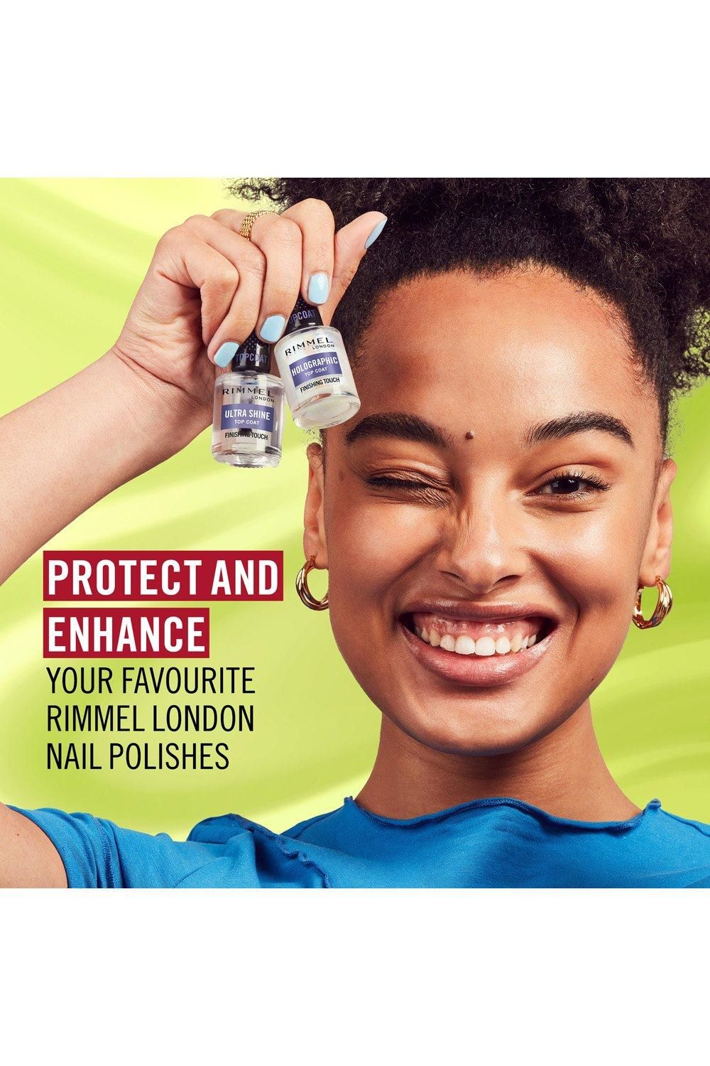 Rimmel London Ultra Shine Nail Polish Top Coat Clear image 5